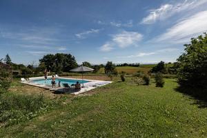 Domaine De La Liberte, French Country Cottage in Esparron and Haute-Garonne. Garden and pool.
